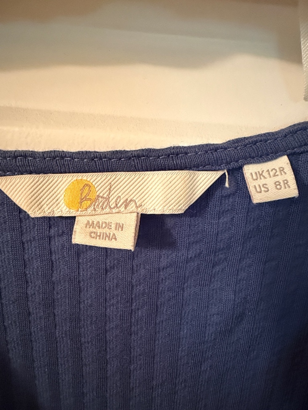 Boden Cornflower Blue V-Neck Tiered Mini Dress Size 12R - Picture 3 of 7
